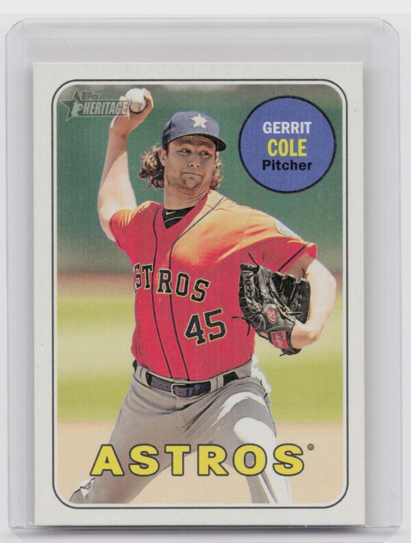 2018 Heritage Gerrit Cole SP VAR #715 Astros