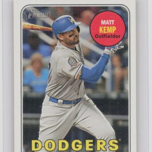 2018 Heritage Matt Kemp SP VAR #713 Dodgers