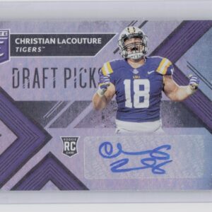 2018 Panini Elite Draft Picks Christian LaCouture AU #213 Tigers Draft Picks Aut