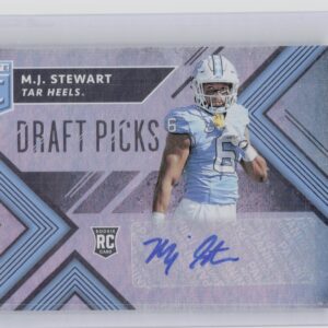 2018 Panini Elite Draft Picks M.J. Stewart AU #217 Heels Draft Picks Autographs