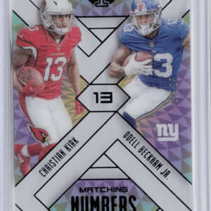 2018 Panini Illusions Christian Kirk / Odell Beckham Jr. SN25 #5 Giants Matching