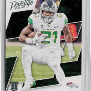 2018 Panini Prestige Royce Freeman RC #222 Broncos