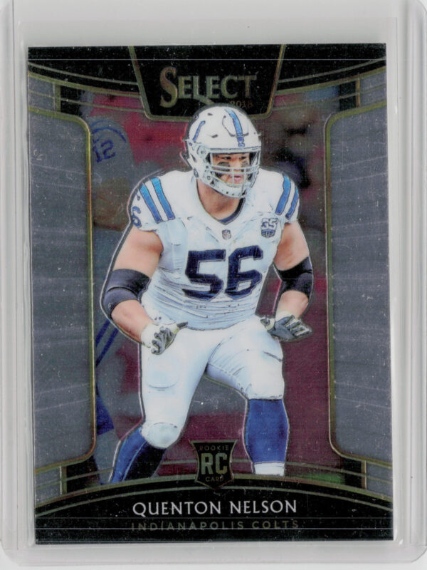 2018 Panini Select Quenton Nelson RC #2 Colts