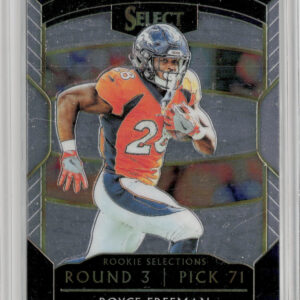 2018 Panini Select Royce Freeman #RS-14 Broncos Rookie Selections