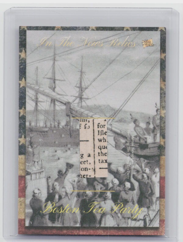 2018 The Bar Pieces of the Past Hybrid Edition:  Boston Tea Party