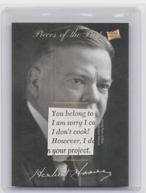2018 The Bar Pieces of the Past Hybrid Edition: Herbert Hoover PR-HH