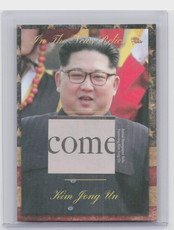 2018 The Bar Pieces of the Past Hybrid Edition:  Kim Jong Un