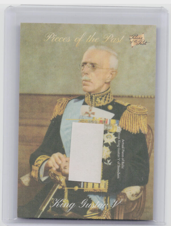 2018 The Bar Pieces of the Past Hybrid Edition:  King Gustav V of Sweden