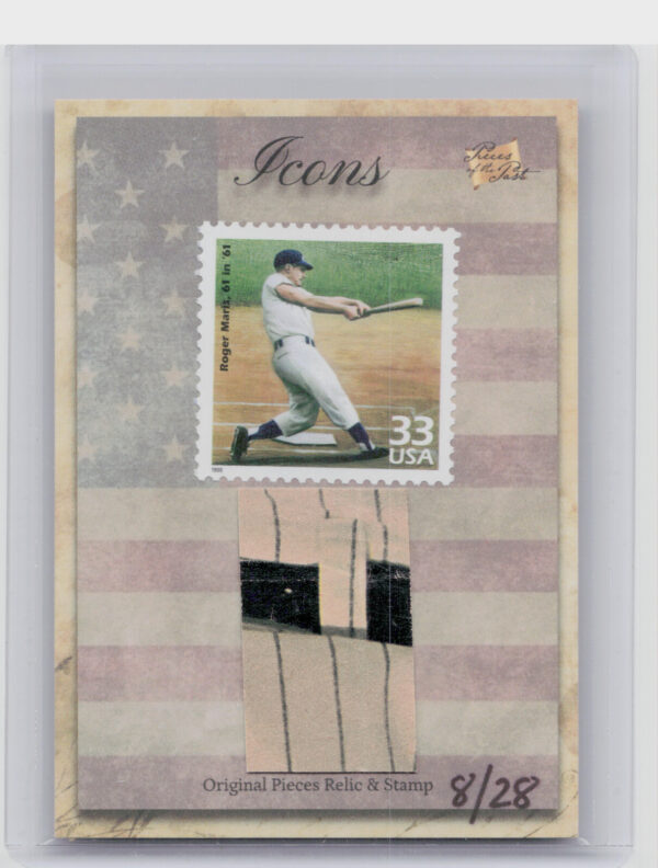 2018 The Bar Pieces of the Past Hybrid Edition Roger Maris 8/28 PRH-ICONS