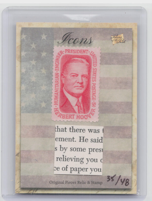2018 The Bar Pieces of the Past Hybrid herbert Hoover 35/48