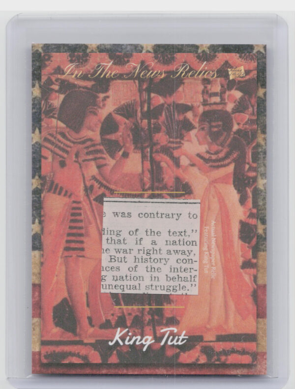 2018 The Bar Pieces of the Past Mementos  Edition:  King Tut