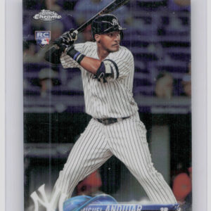 2018 Topps Chrome Miguel Andujar RC #14 Yankees
