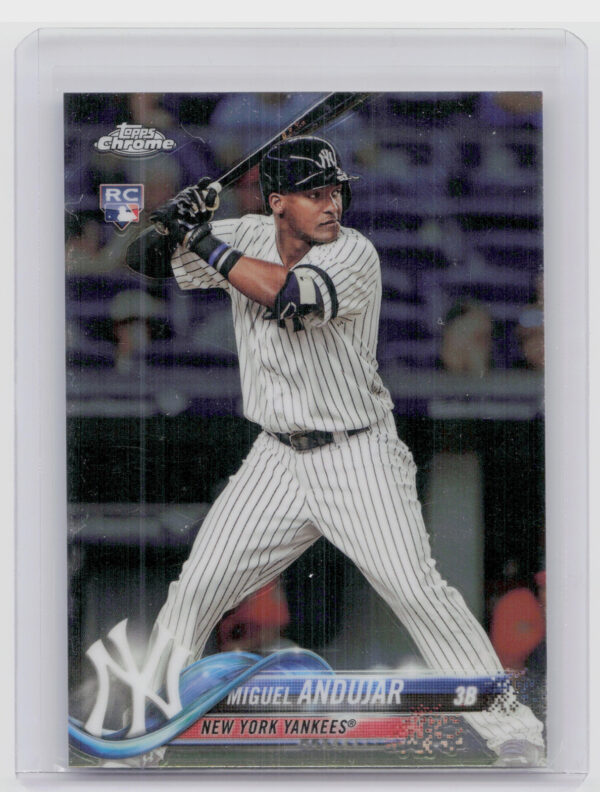 2018 Topps Chrome Miguel Andujar RC #14 Yankees
