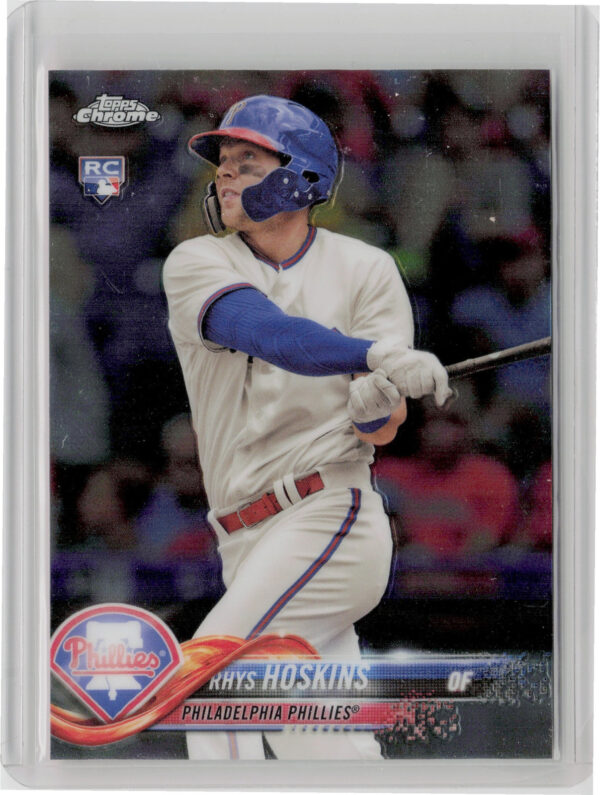 2018 Topps Chrome Update Rhys Hoskins RC #HMT28 Phillies