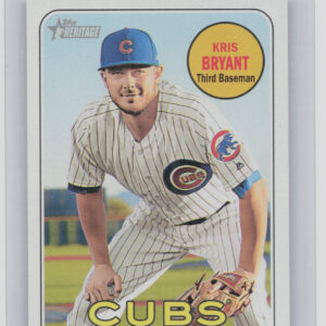 2018 Topps Heritage Kris Bryant SP VAR #80 Cubs