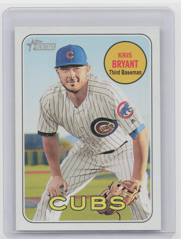 2018 Topps Heritage Kris Bryant SP VAR #80 Cubs