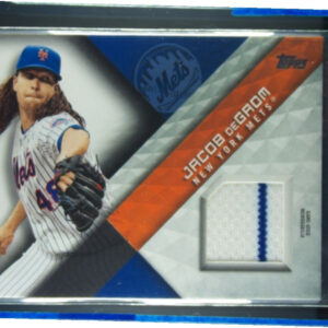2018 Topps Jacob deGrom MEM #MLM-JJ Mets Major League Material Relics (Series 2)