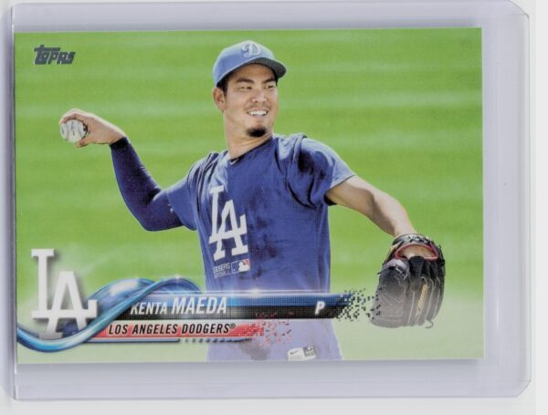 2018 Topps Kenta Maeda SP VAR #484 Dodgers