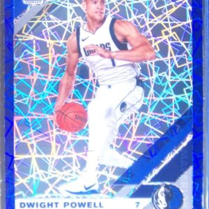2019-20 Donruss Optic Dwight Powell Blue Velocity #46 Mavericks