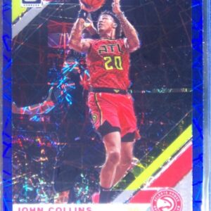 2019-20 Donruss Optic John Collins Blue Velocity #22 Hawks