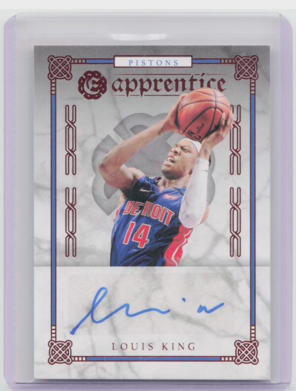 2019-20 Panini Chronicles Louis King AUTO #AP-LKI Pistons Red