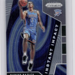 2019-20 Panini Prizm Darius Bazley #17 Thunder Instant Impact