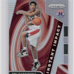 2019-20 Prizm Rui Hachimura #8 Wizards Instant Impact Silver