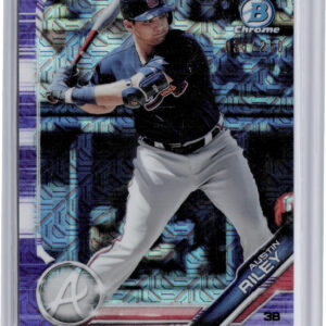 2019 Bowman Austin Riley SN250 #BCP-129 Braves Chrome Prospects Mojo Refractors