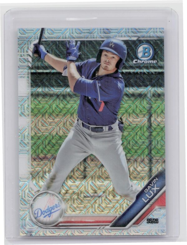 2019 Bowman Gavin Lux #BCP-130 Dodgers Chrome Prospects Mojo Refractors