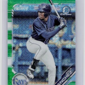 2019 Bowman Jesus Sanchez /99 #BCP-135 Rays Prospects Mojo Refractors Green