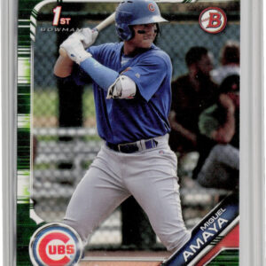 2019 Bowman Miguel Amaya #BP-35 Cubs Prospects Camo