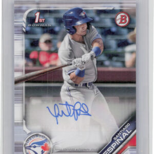 2019 Bowman Santiago Espinal AU #PA-SE Jays Prospect Autographs