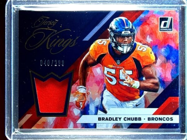 2019 Donruss Bradley Chubb /299 JSY #JK-11 Broncos Jersey Kings