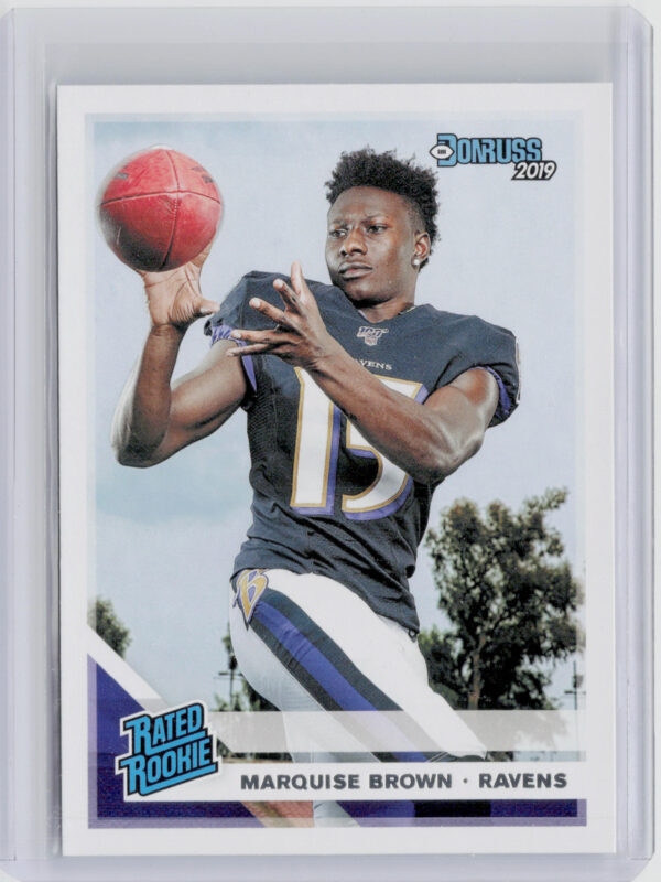 2019 Donruss Marquise Brown RC #312 Ravens