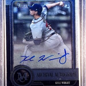 2019 Museum Collection Kyle Wright Auto /299 #AA-KW Braves Archival Autograph