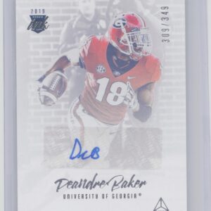 2019 Panini Luminance Deandre Baker AU SN349 #RI-DB Bulldogs Rookie Ink