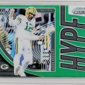 2019 Panini Prizm Aaron Rodgers #H-AR Packers Hype Prizms Green