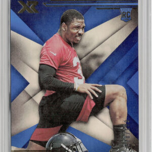 2019 Panini XR Qadree Ollison Blue SN199 #151 Falcons