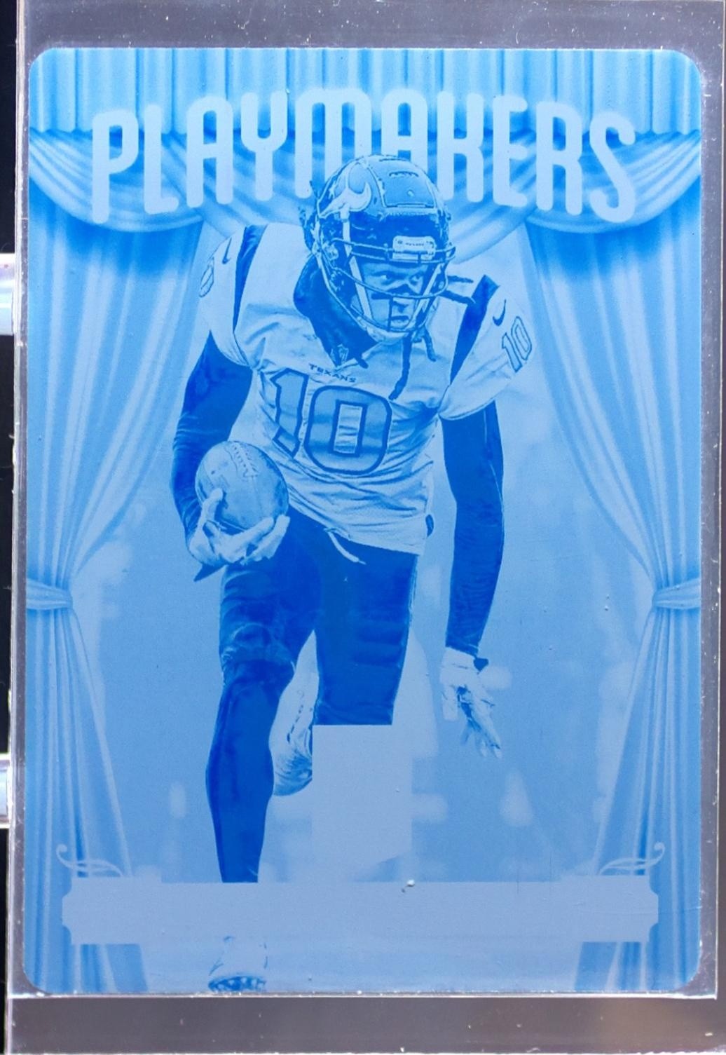 2019 Plates & Patches DeAndre Hopkins 1/1 #6 Texans 2019 Donruss Elite Playmaker
