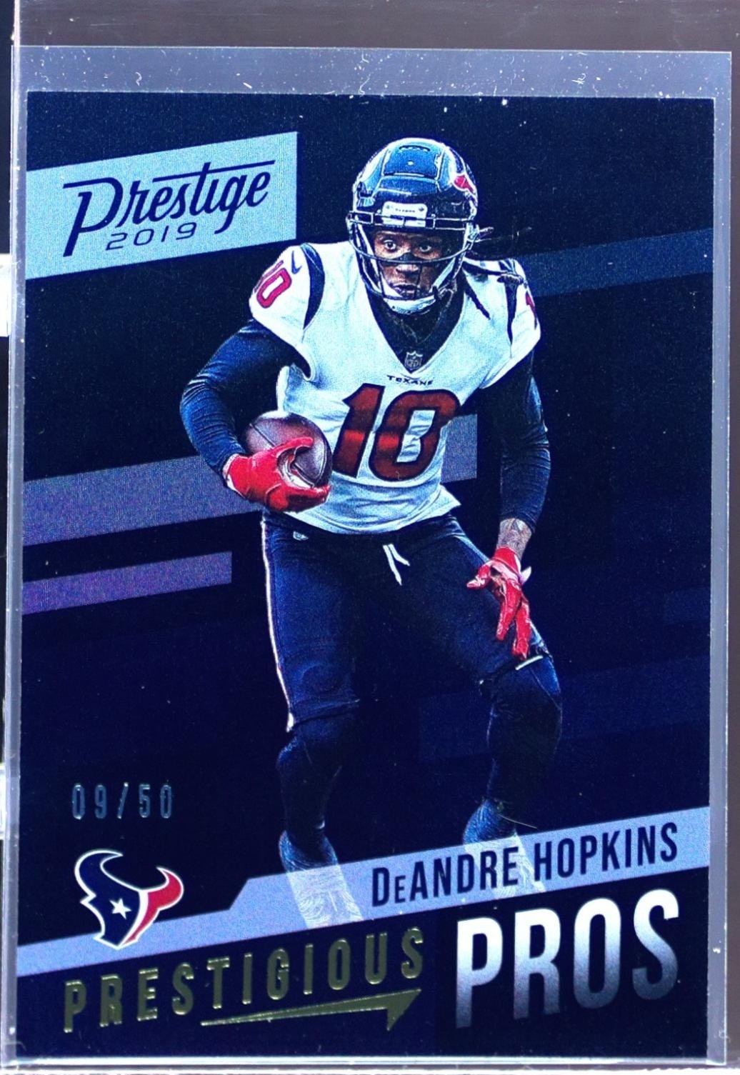 2019 Prestige DeAndre Hopkins /50 #PP-DH Texans Prestigious Pros Xtra Points Gol