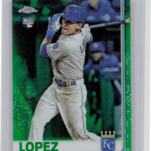 2019 Topps Chrome Update Nicky Lopez Green Refractor SN99 #39 Royals