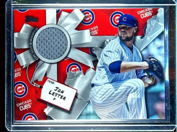 2019 Topps Holiday Jon Lester JSY #WHR-JL Cubs Relics