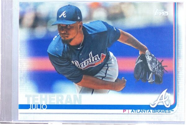 2019 Topps Julio Teheran Advanced Stat /150 #118 Braves