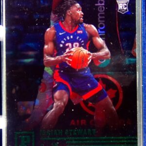 2020-21 Chronicles Isaiah Stewart Green Ice RC #119 Pistons