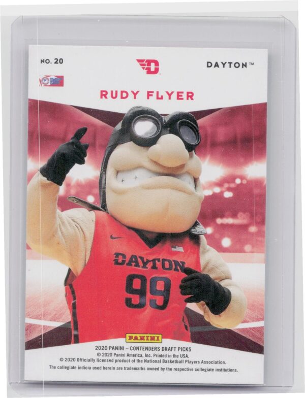 2020-21 Contenders Draft Picks Rudy Flyer #20 Flyers Mascots - Image 3