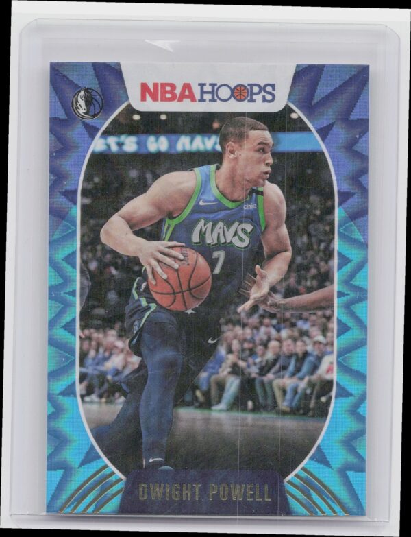 2020-21 Hoops Dwight Powell Purple Explosion #40 Mavericks