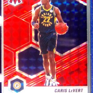 2020-21 Mosaic Caris LeVert Mosaic Red #95 Pacers