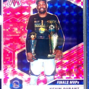 2020-21 Mosaic Kevin Durant Mosaic Camo Pink #296 Warriors