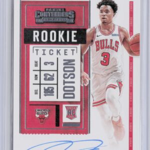 2020-21 Panini Contenders Devon Dotson AU VAR #143 Bulls