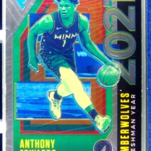 2020-21 Panini Flux Anthony Edwards #3 Timberwolves Freshman Year